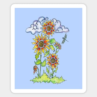 Sunflower Family Magnet